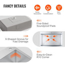 VEVOR Kitchen Sink, 304 Stainless Steel Drop - In Sinks, Top Mount Single Bowl Basin with Accessories(Pack of 3), Household Dishwasher Sinks for Workstation, RV, Prep Kitchen, and Bar Sink, 33 inch - RnR Galore