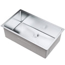 VEVOR Kitchen Sink, 304 Stainless Steel Drop - In Sinks, Undermount Single Bowl Basin with Accessories(Pack of 3), Household Dishwasher Sinks for Workstation, RV, Prep Kitchen, and Bar Sink, 30 inch - RnR Galore