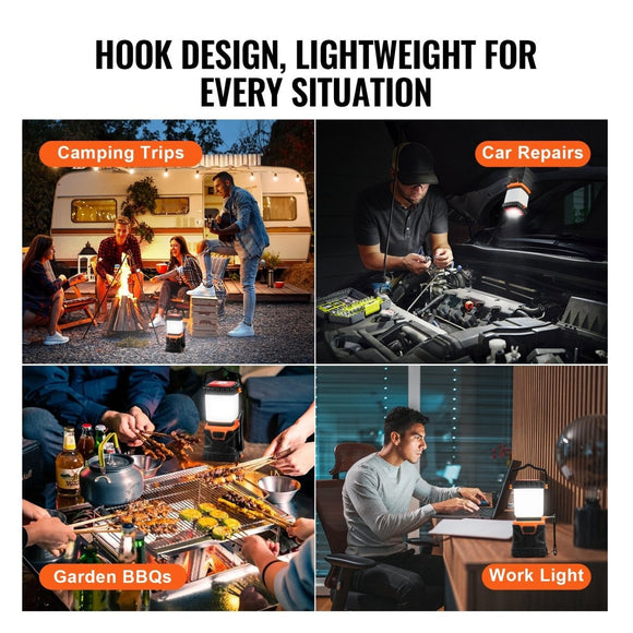 VEVOR LED Camping Lantern Battery Powered All - in - one for Exceptional Experience - RnR Galore