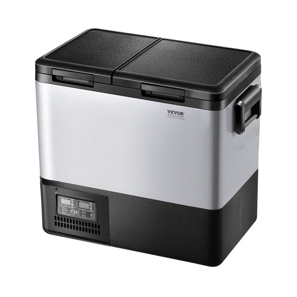 VEVOR Portable Car Refrigerator Freezer Compressor 55L Dual Zone for Car Home - RnR Galore