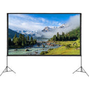 VEVOR Projector Screen with Stand, 150 inch 16:9 4K 1080 HD Outdoor Movie Screen with Stand, Wrinkle - Free Projection Screen with Tripods and Carry Bag, for Home Theater Cinema Backyard Movie Night - RnR Galore