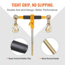 VEVOR Ratchet Chain Binder 3/8" - 1/2" Load Binders 12000 lbs w/ G80 Chains 4 Pcs - RnR Galore