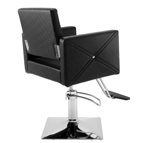 VEVOR Salon Chair, Barber Chair for Hair Stylist, Styling Chair with Heavy Duty Hydraulic Pump, Swivel Hair Salon Chair with Footrest for Beauty Spa Shampoo, Max Load Weight 330 lbs, Black - RnR Galore