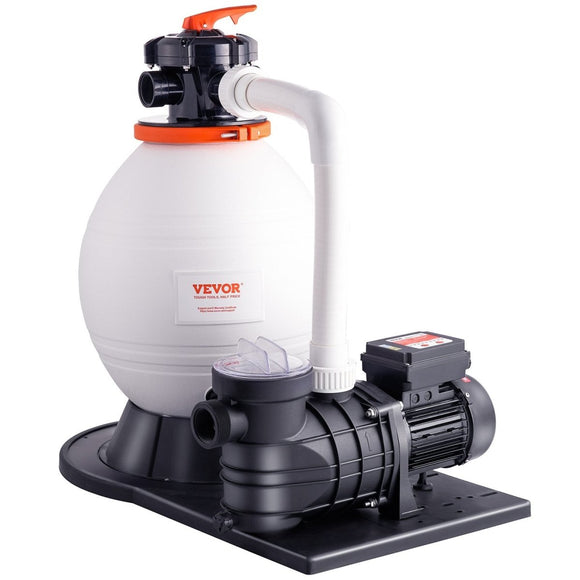 VEVOR Sand Filter Above Ground with 850W Pool Pump 18,000 L/H Flow 6 - Way Valve - RnR Galore