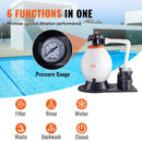 VEVOR Sand Filter Above Ground with 850W Pool Pump 18,000 L/H Flow 6 - Way Valve - RnR Galore