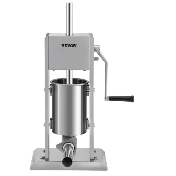 VEVOR Sausage Stuffer 5LBS/3L Capacity Homemade Sausage Maker Stainless Steel - RnR Galore