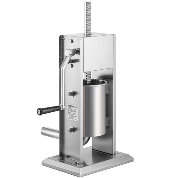 VEVOR Sausage Stuffer 5LBS/3L Capacity Homemade Sausage Maker Stainless Steel - RnR Galore