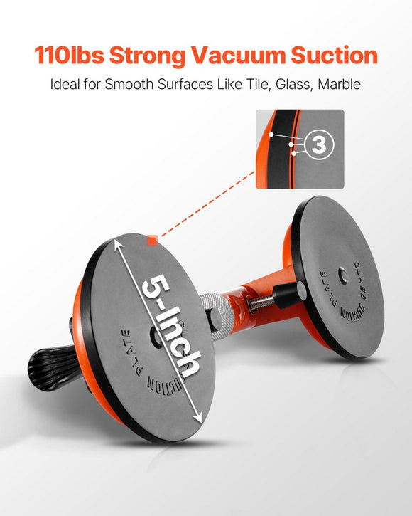 VEVOR Seamless Seam Setter 5" Suction Cup for Countertop Seam Joining & Leveling - RnR Galore
