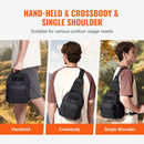 VEVOR Tactical Sling Bag 10L Military Rover Shoulder Sling Backpack Black - RnR Galore