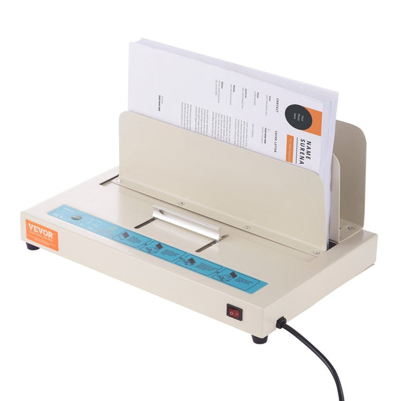 VEVOR Thermal Binding Machine, 500 Sheets Capacity Book Binding Machine, Thermal Book Binder 50mm Binding Thickness A3(Short Edge)/A4/A5 Document, with Infrared Optical Detection - RnR Galore