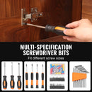 VEVOR Tool Kit 132 Piece General Household Hand Tool Set with Portable Tool Case - RnR Galore