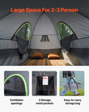 VEVOR Truck Tent 5.0 - 5.2ft Waterproof PU2000 Truck Bed Camping Tent 2 - 3 Person - RnR Galore