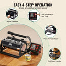 VEVOR Tumbler Heat Press Machine 11 - 30oz Mug Press Sublimation Tumblers Black - RnR Galore