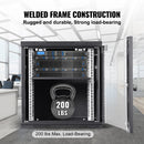 VEVOR Wall Mount Server Cabinet, Locking Glass Door, 90.72 kg Load Capacity, for IT & A/V Equipment - RnR Galore