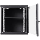 VEVOR Wall Mount Server Cabinet, Locking Glass Door, 90.72 kg Load Capacity, for IT & A/V Equipment - RnR Galore