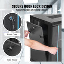VEVOR Wall Mount Server Cabinet, Locking Glass Door, 90.72 kg Load Capacity, for IT & A/V Equipment - RnR Galore