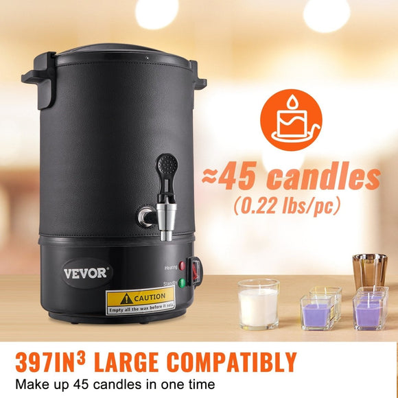 VEVOR Wax Melter for Candle Making 6.5Liter Electric Pot Commercial or Home Use - RnR Galore