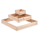 VEVOR Wooden Raised Garden Bed Planter Box 113 x 113 x 51 cm Flower Vegetable Herb - RnR Galore