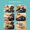 Waffle Pan Mould DIY Cake Baking Tool Lattice Muffin Mold Tray for Kitchen Oven - RnR Galore