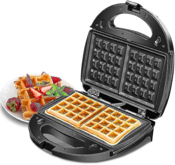 Waffle & Sandwich Maker - 2 - in - 1 Waffle Iron Panini Press Toaster Breakfast Machine - RnR Galore