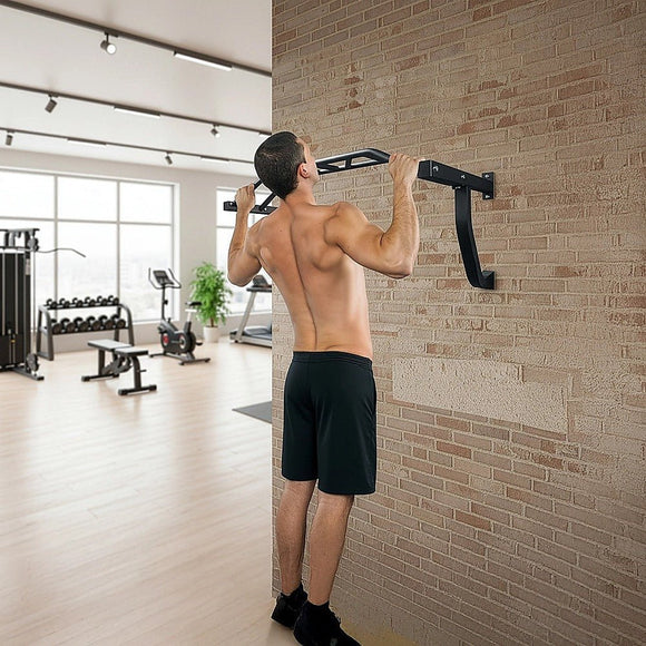Wall Mounted Multi Grip Chin Up Bar – Heavy Duty Pull Up Station for Upper Body Training - RnR Galore