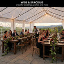 Wallaroo 6x6m Outdoor Event Marquee Gazebo Party Wedding Tent - White - RnR Galore