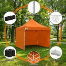 Wallaroo Gazebo Tent Marquee 3x3 PopUp Outdoor - Orange - RnR Galore