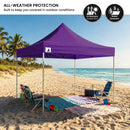 Wallaroo Gazebo Tent Marquee 3x3 PopUp Outdoor Purple - RnR Galore