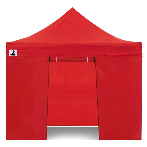 Wallaroo Gazebo Tent Marquee 3x3 PopUp Outdoor Red - RnR Galore