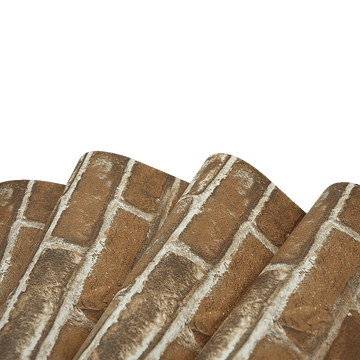 Wallpaper Faux Brick Wall Paper Roll - RnR Galore