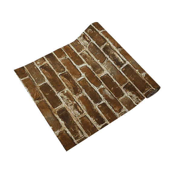 Wallpaper Faux Brick Wall Paper Roll - RnR Galore