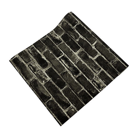 Wallpaper Faux Vintage Brick Pattern Wall Paper Roll - RnR Galore