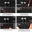 Wanderlite 2pc Luggage Trolley Set Suitcase Travel TSA Carry On Hard Case Lightweight Black - RnR Galore