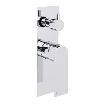 Watermark Chrome Square Shower Mixer Diverter Tap Valve For Shower Combo Spout - RnR Galore