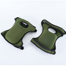 Waterproof Garden Knee Pads High Density EVA Foam Cushion for Weeding & Cleaning Adjustable Neoprene Straps Dark Green 1 Pair - RnR Galore