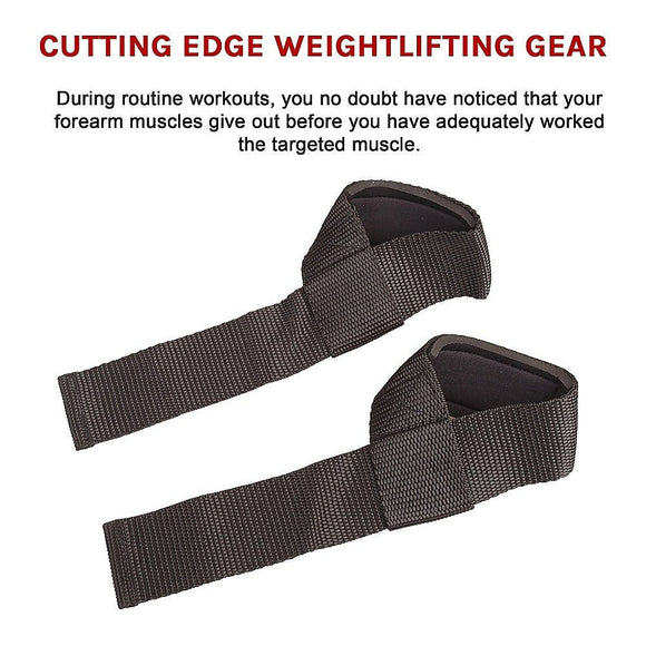 Weightlifting Straps Bodybuilding Wrist Support - RnR Galore
