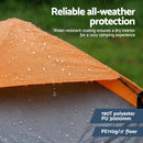 Weisshorn 2 Person Instant Pop Up Camping Tent Automatic Waterproof Hiking Beach - RnR Galore