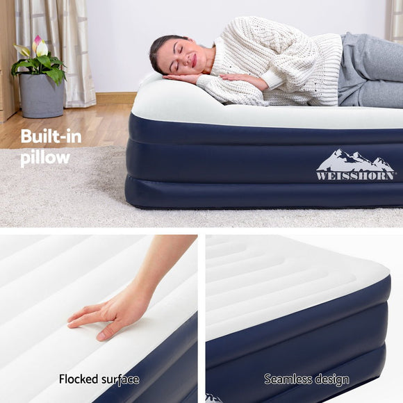 Weisshorn Air Mattress Double Inflatable Bed 46cm Air bed - RnR Galore