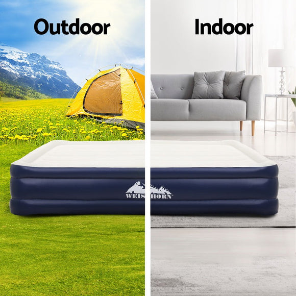 Weisshorn Air Mattress Double Inflatable Bed 46cm Air bed - RnR Galore