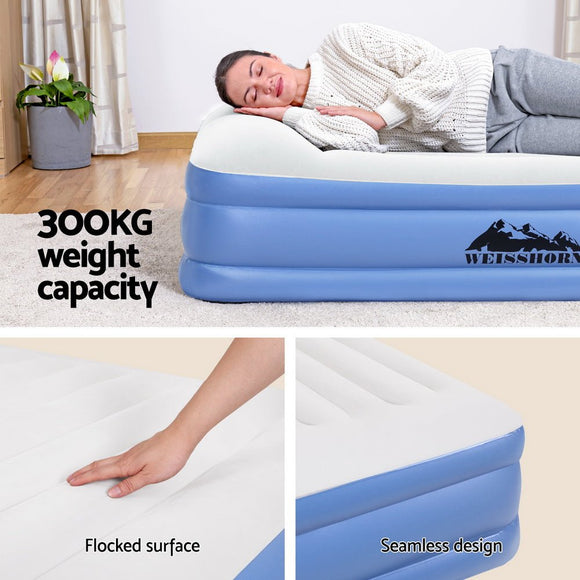 Weisshorn Air Mattress Queen Inflatable Bed 46cm Air bed - RnR Galore