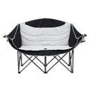 Weisshorn Camping Chair Double Folding Moon Chair Portable Seat 240KG - RnR Galore
