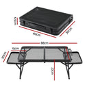 Weisshorn Camping Table Mesh Desktop Lightweight Portable Outdoor Folding Grill Desk - RnR Galore