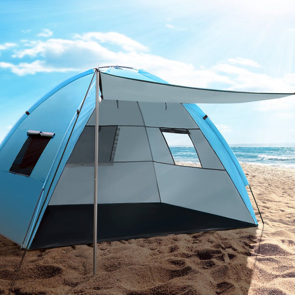 Weisshorn Camping Tent Beach Portable Hiking Sun Shade Shelter Fishing 4 Person - RnR Galore