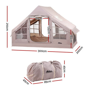 Weisshorn Camping Tent Inflatable Beach Tent 6 Person 300CM - RnR Galore