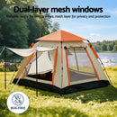 Weisshorn Pop Up Camping Tent 3 - 4 Person Automatic Tent Instant Setup Waterproof - RnR Galore