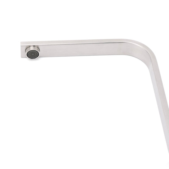 WELS Brushed Nickel Square Kitchen Sink Laundry Mixer 360º Swivel Faucet Tapware - RnR Galore