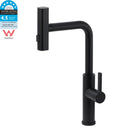 WELS Matte Black 3 - Mode Spray Pull Out Kitchen Mixer Sink Laundry Faucet Tapware - RnR Galore