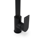 WELS Matte Black High Rise Gooseneck Kitchen Sink Laundry Mixer Faucet Tapware - RnR Galore