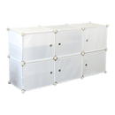 White Cube DIY Shoe Cabinet Rack Storage Portable Stackable Organiser Stand - RnR Galore