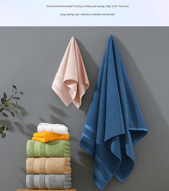White Premium 3 - Piece 100% Cotton Towel Set - Ultra Soft, Absorbent & Quick - Dry for Bathroom - RnR Galore